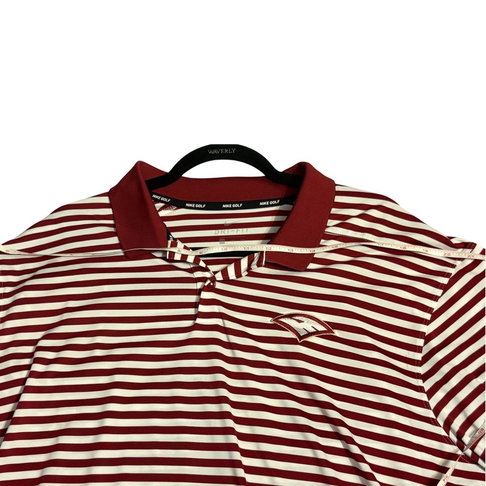 Nike Golf ECS Evangelical Christian School Dri-FIT Striped Polo Mens XXL NEW - Picture 13 of 13